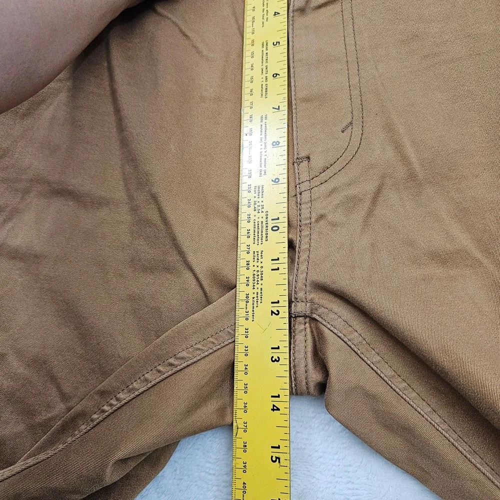 Levis 541‎ Athletic Taper Pants Mens 48x30 Brown Cotton Stretch Workwear Rugged
